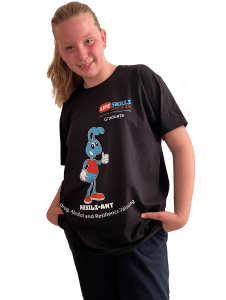 Different pose modelling t-shirt
